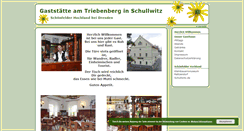 Desktop Screenshot of gaststaette-schullwitz.de